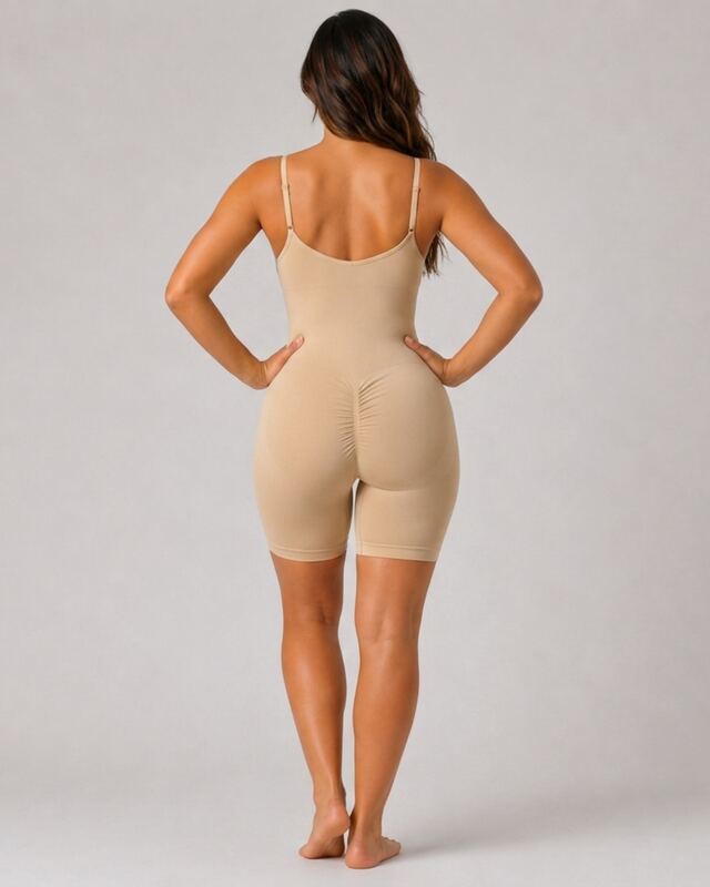 Modelador Curvella bege, costas